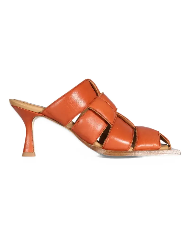 Miista Mayte woven leather sandals - Orange Orange