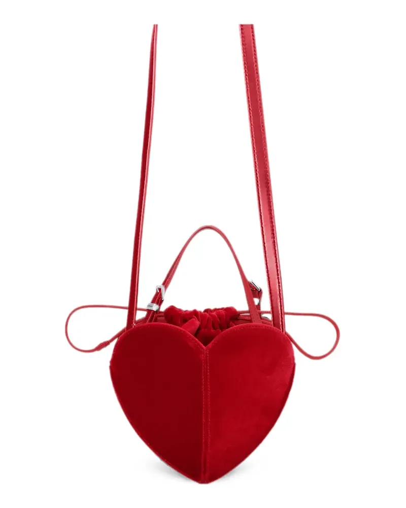 ROTATE Birger Christensen The velvet Heart bag red Rot