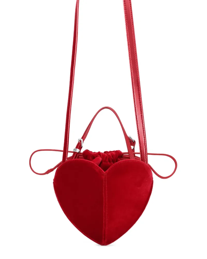ROTATE Birger Christensen The velvet Heart bag red Rot