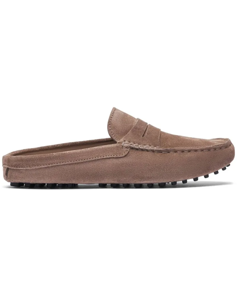 Scarosso Gommino Bubble Mules - Nude Nude