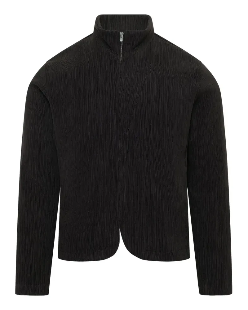 Post Archive Faction asymmetric panelled jacket - Schwarz Schwarz