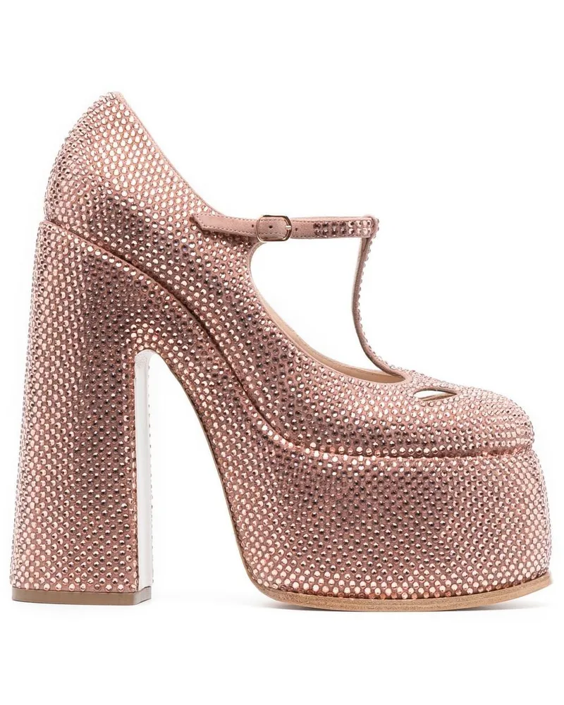 Casadei Pumps mit Strass 160mm - Rosa Rosa