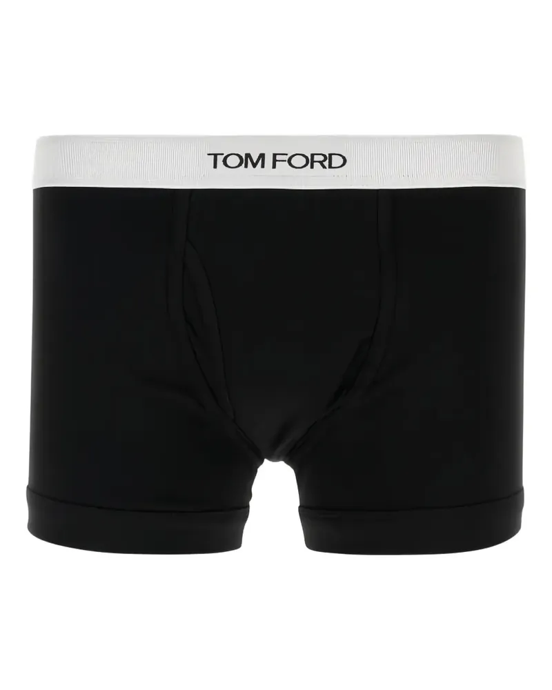 Tom Ford logo-print boxer briefs - Schwarz Schwarz