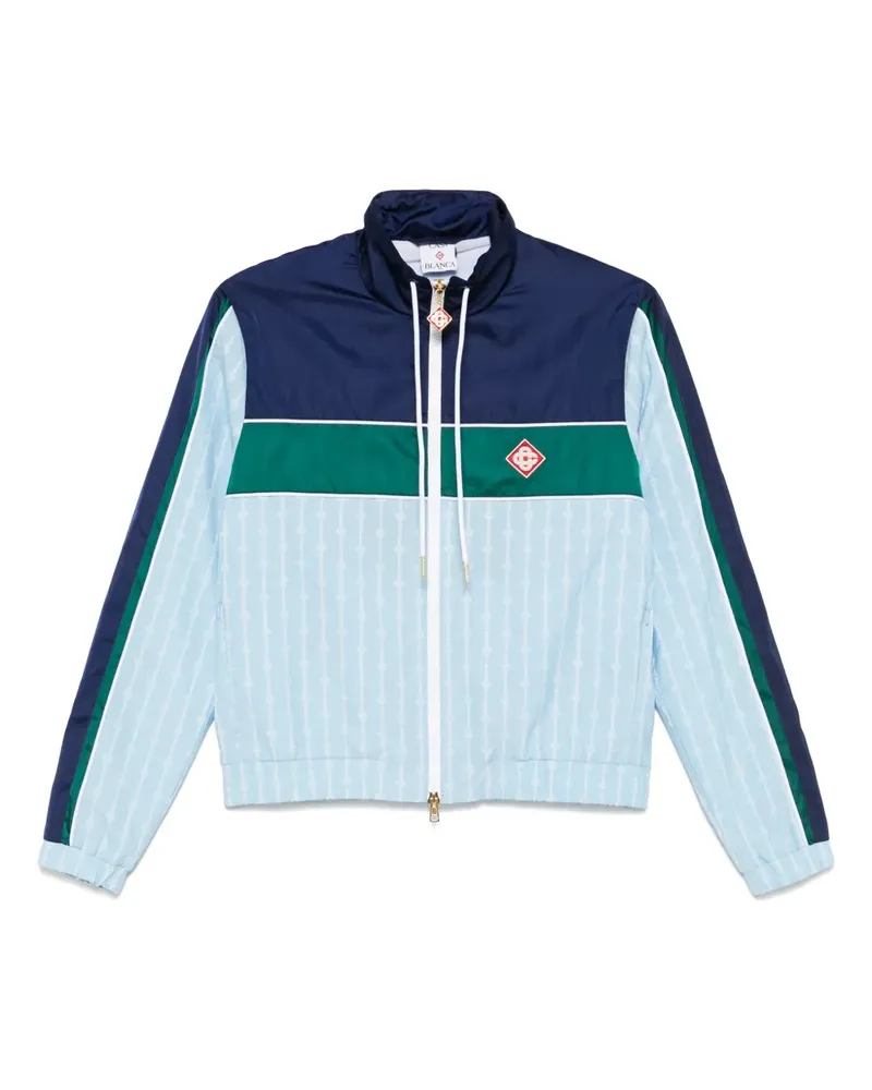 Casablanca Paris Jacke mit Logo-Patch - Blau Blau