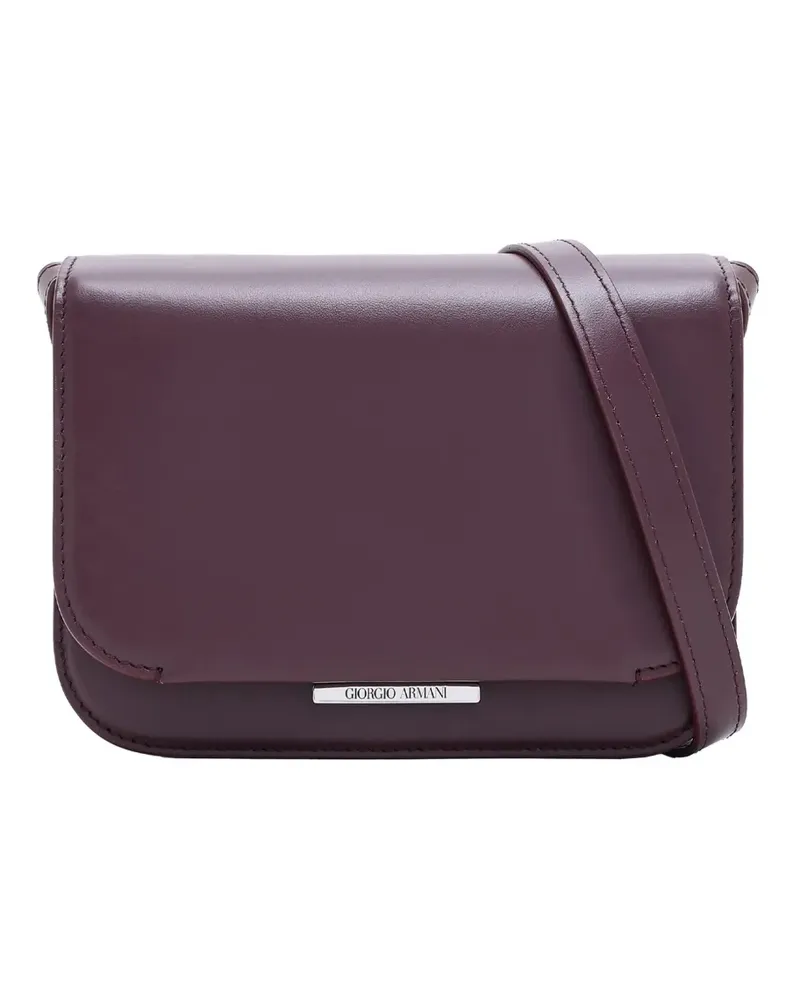Giorgio Armani small x 10 Corso Como push-lock shoulder bag - Rot Rot