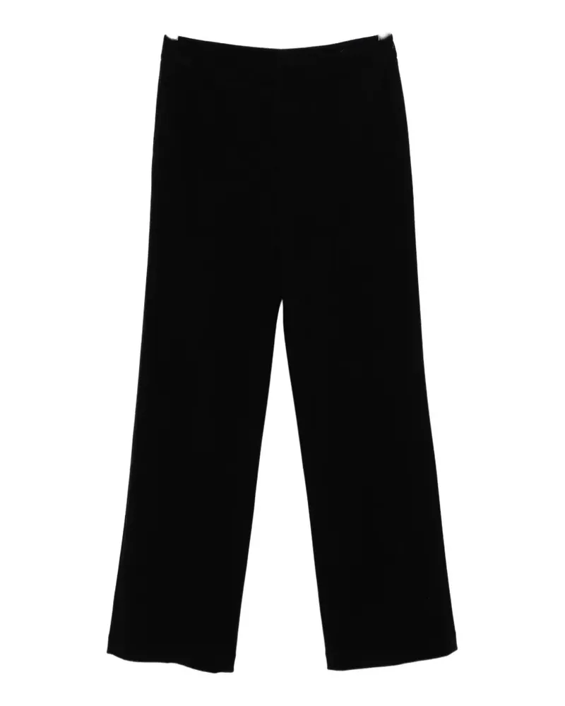 James Perse brushed knit trousers - Schwarz Schwarz