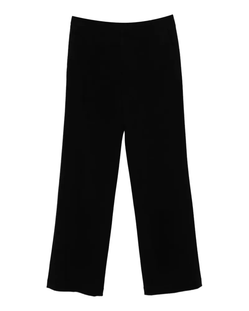 James Perse brushed knit trousers - Schwarz Schwarz