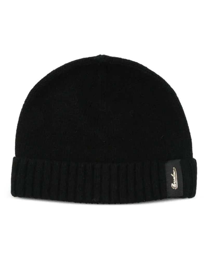 Borsalino Beanie aus Kaschmir - Schwarz Schwarz