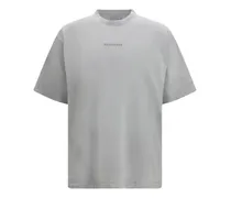 T-Shirt mit Logo-Print - Grau