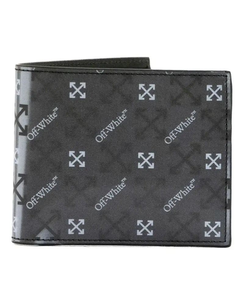 OFF-WHITE Arrow Reflective Portemonnaie - Schwarz Schwarz