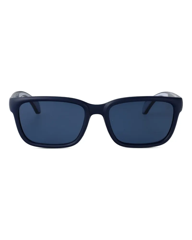 Moncler Slicka Sonnenbrille mit eckigem Gestell - Blau Blau
