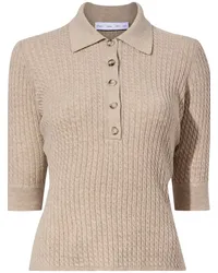 Proenza Schouler Gestricktes Poloshirt Nude