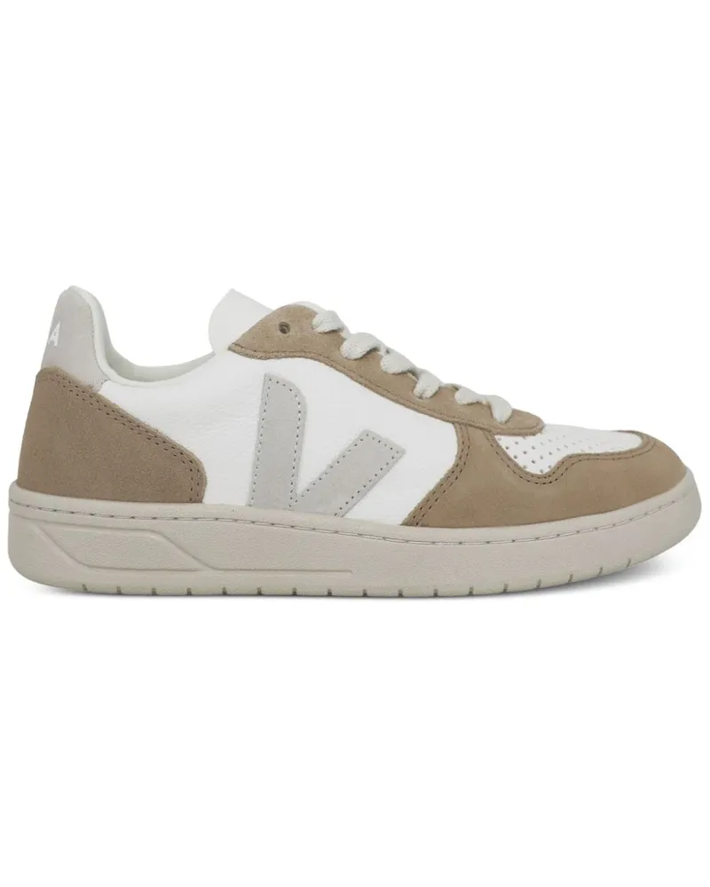 VEJA V-10 ChromeFree Sneakers - Nude Nude