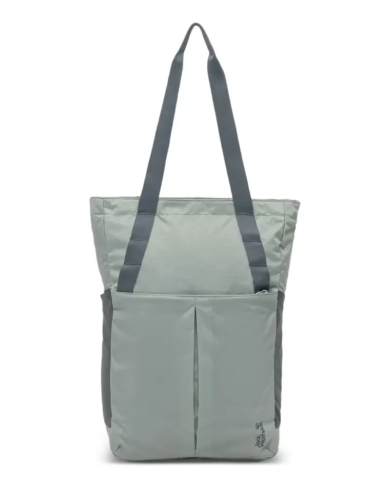 Jack Wolfskin Zoya logo-print panelled backpack - Grün Grün