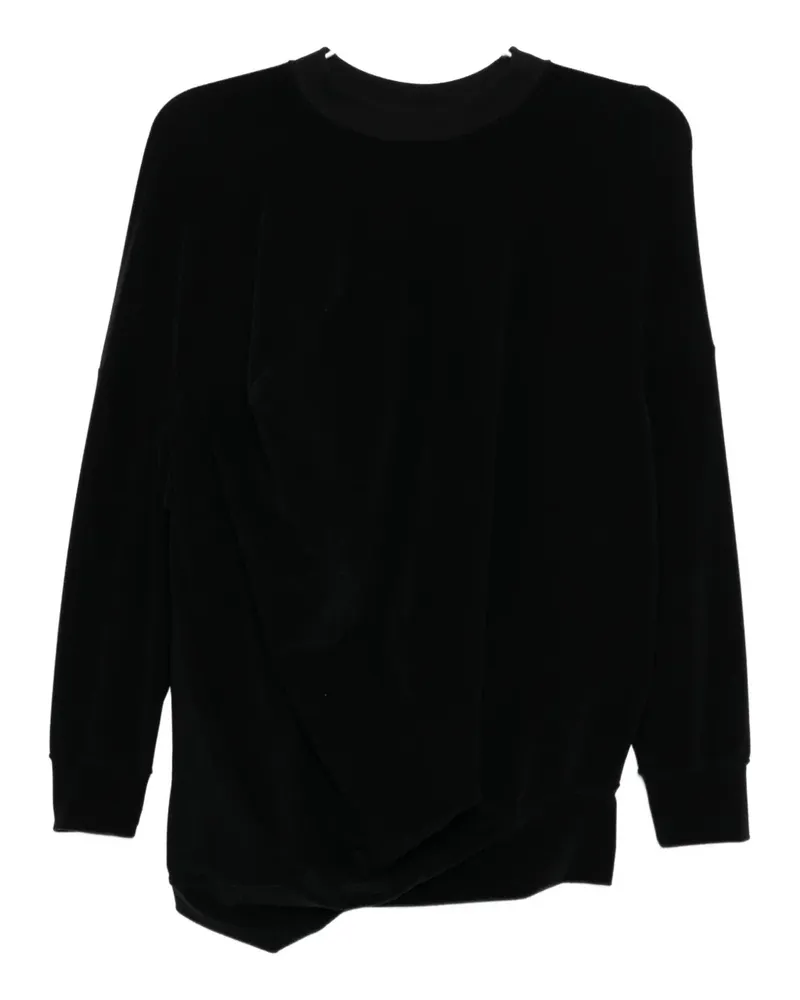 Junya Watanabe asymmetric T-shirt - Schwarz Schwarz
