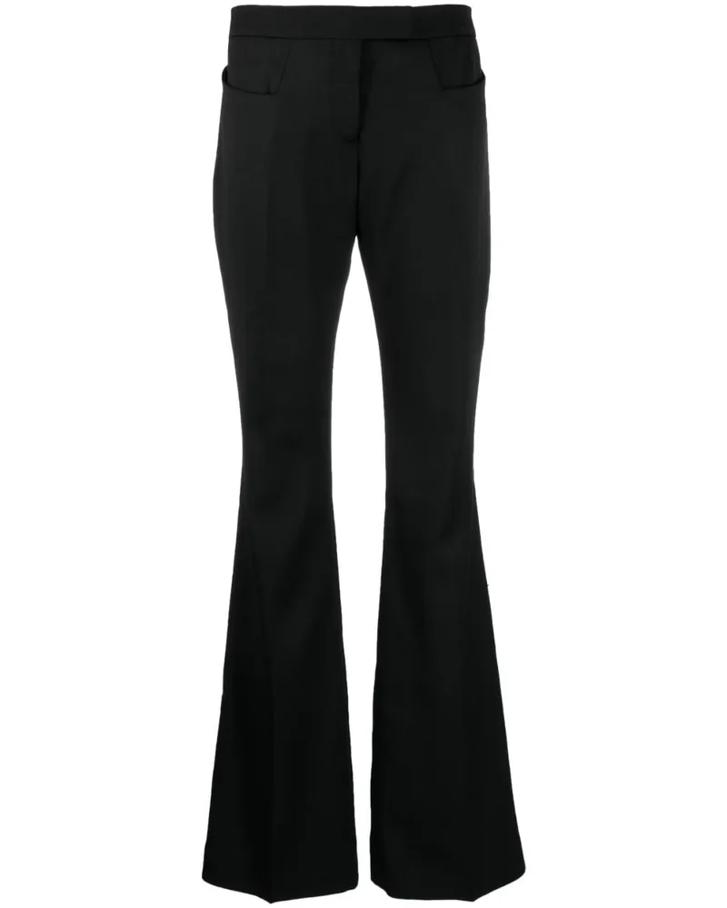 Tom Ford Ausgestellte High-Waist-Hose - Schwarz Schwarz