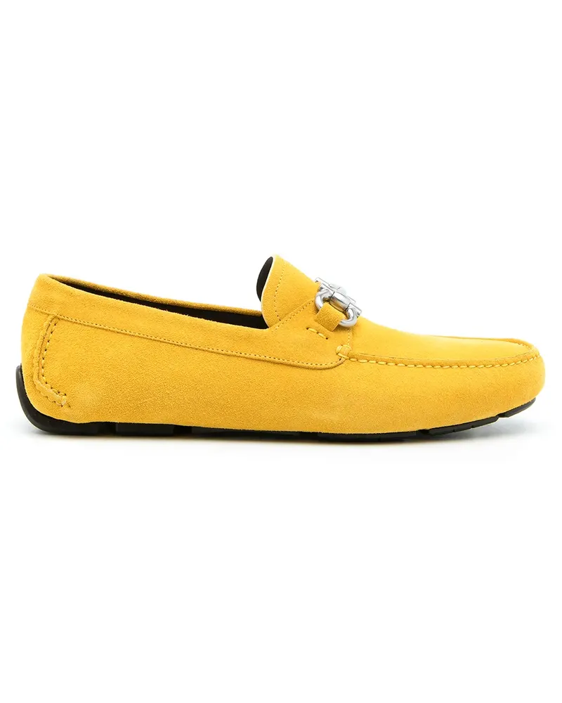 Ferragamo Loafer mit Gancini-Detail - Gelb Gelb