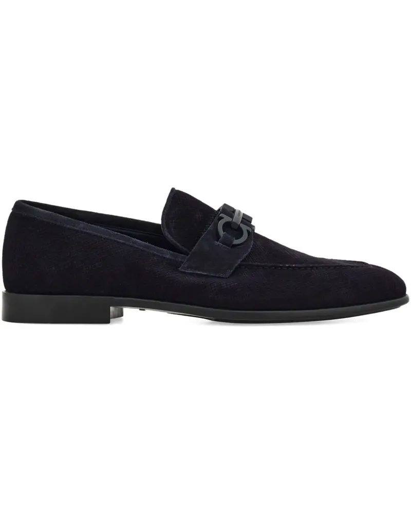 Ferragamo Loafer mit Gancini-Spange - Blau Blau