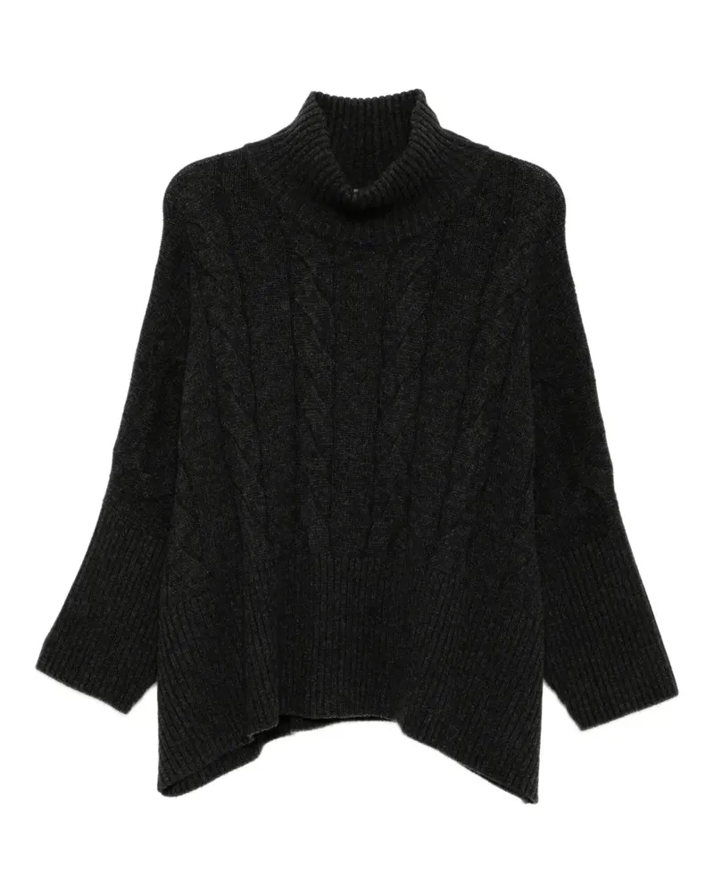 N.Peal Cable Pullover - Schwarz Schwarz