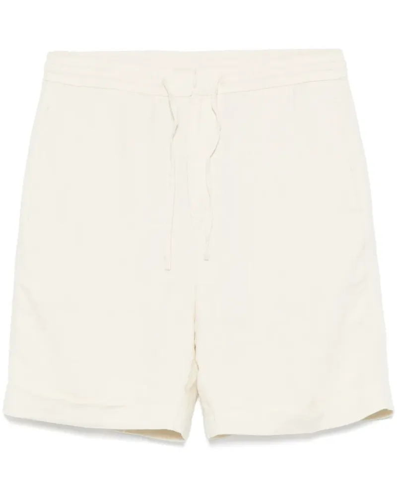 Canali Shorts aus Leinen - Nude Nude