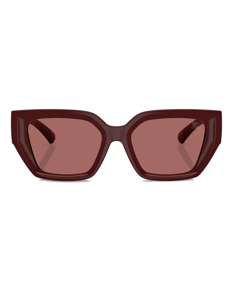 Burberry Sonnenbrille mit geometrischem Gestell - Rot Rot