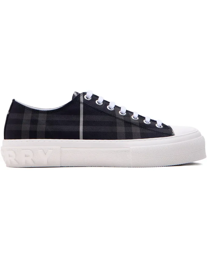 Burberry Karierte Sneakers - Schwarz Schwarz