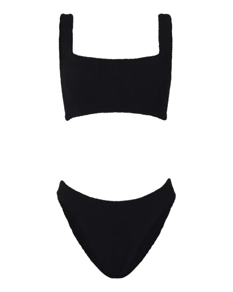 Hunza G Xandra crinkled bikini - Schwarz Schwarz