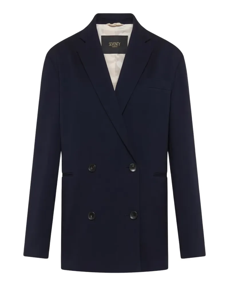 Seventy Cabanjacke mit fallendem Revers - Blau Blau