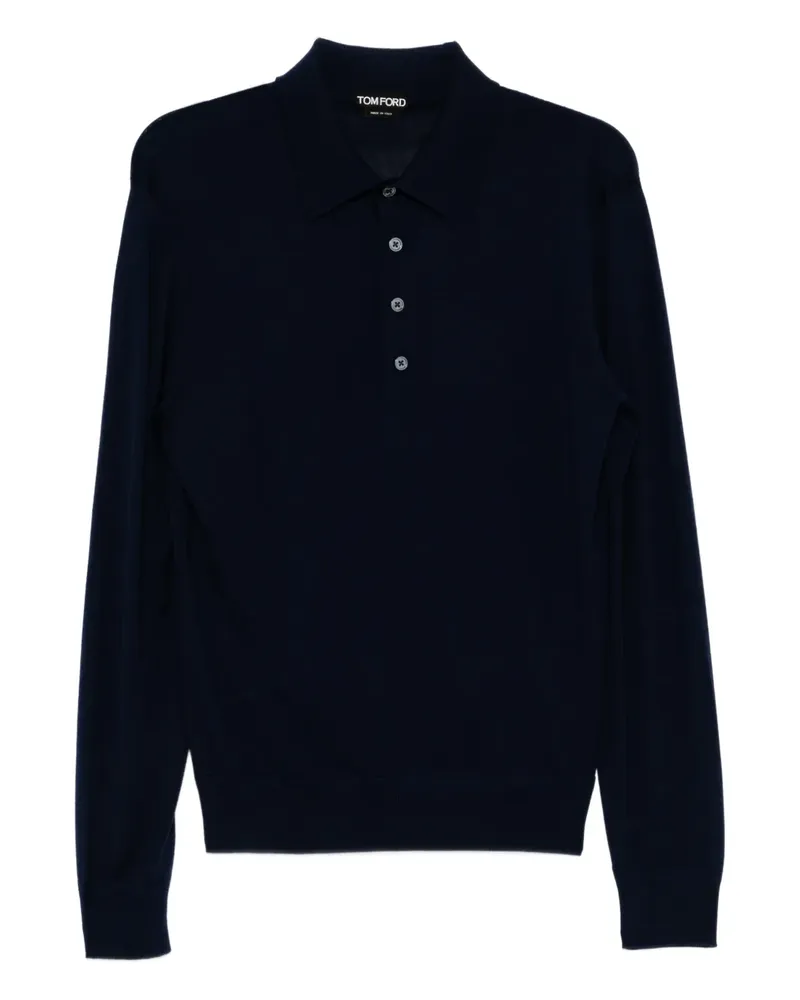 Tom Ford Klassisches Poloshirt - Blau Blau