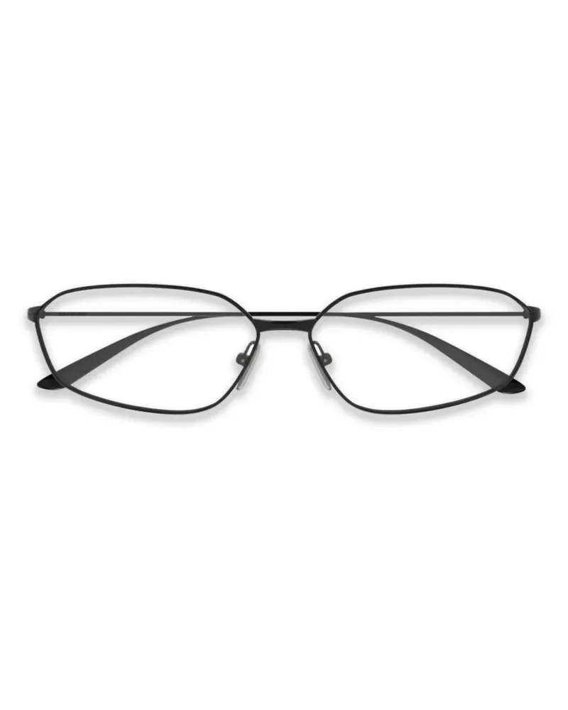 Balenciaga Brille mit geometrischem Gestell - Schwarz Schwarz