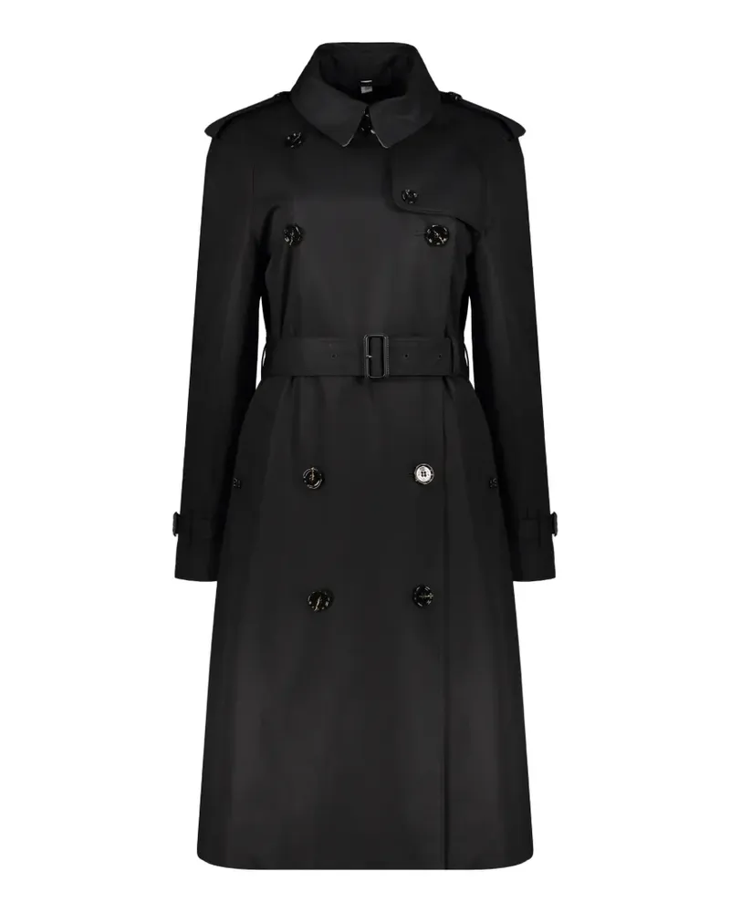 Burberry double-breasted belted trench coat - Schwarz Schwarz