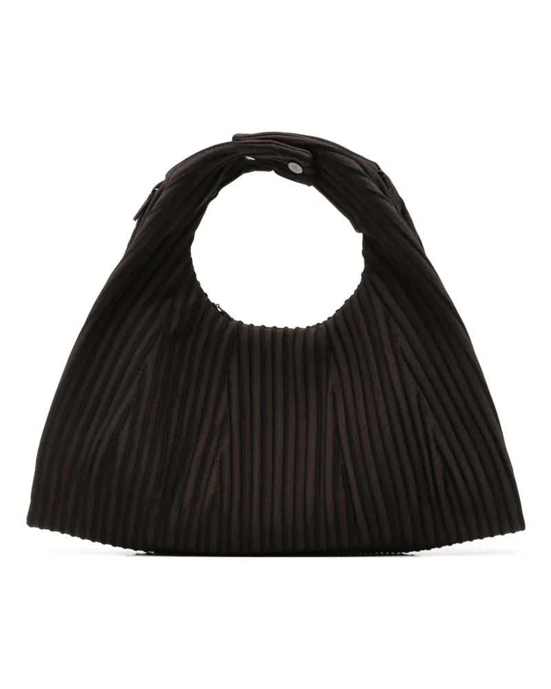 CFCL medium Dayfuku striped tote bag - Braun Braun