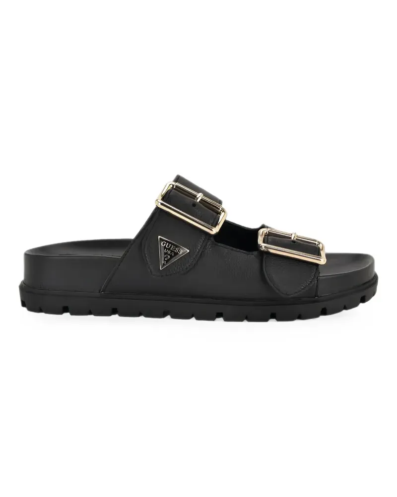 Guess Fasten buckled sandals - Schwarz Schwarz