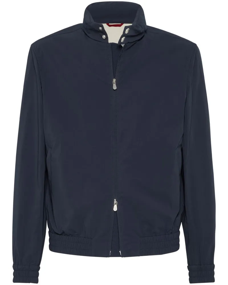 Brunello Cucinelli Wasserabweisende Bomberjacke - Blau Blau