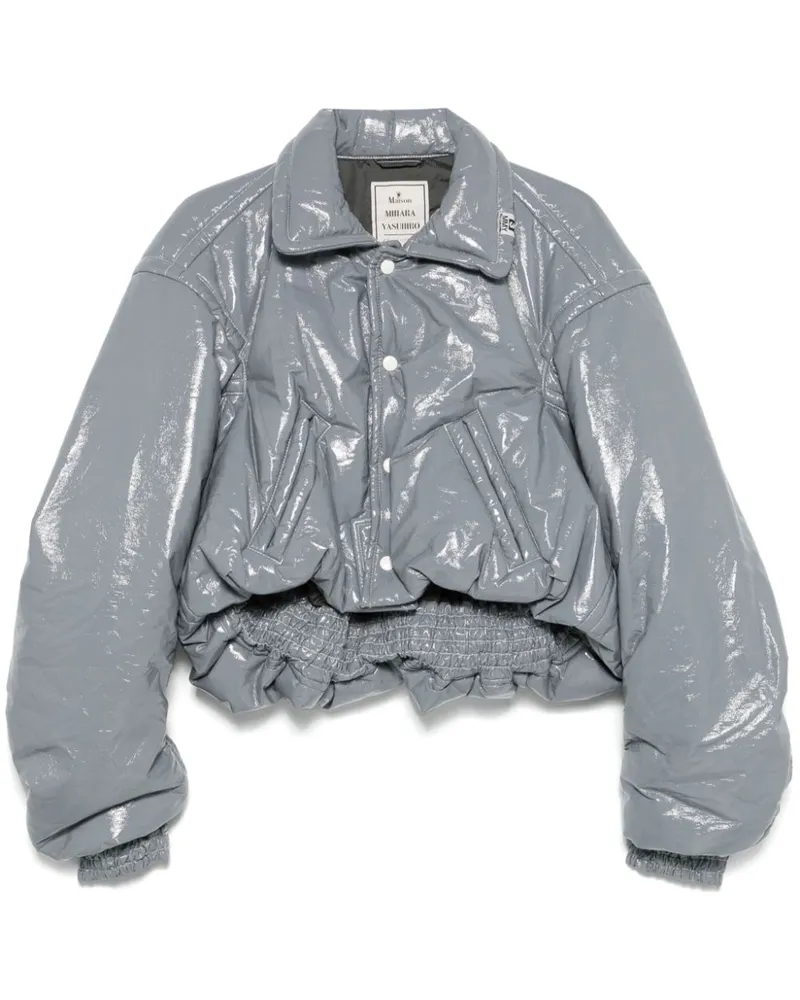 MIHARAYASUHIRO Emaillierte Steppjacke - Grau Grau