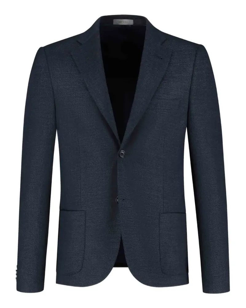 Corneliani notched-lapel blazer - Blau Blau