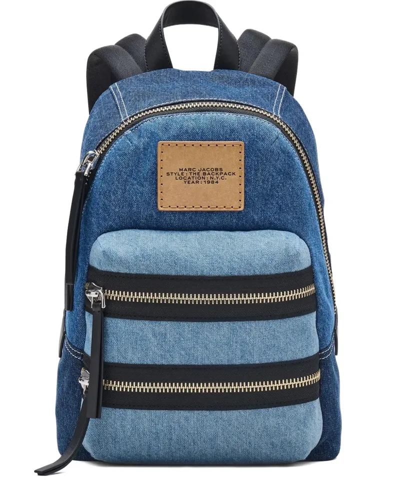 Marc Jacobs Mittelgroßer Rucksack - Blau Blau