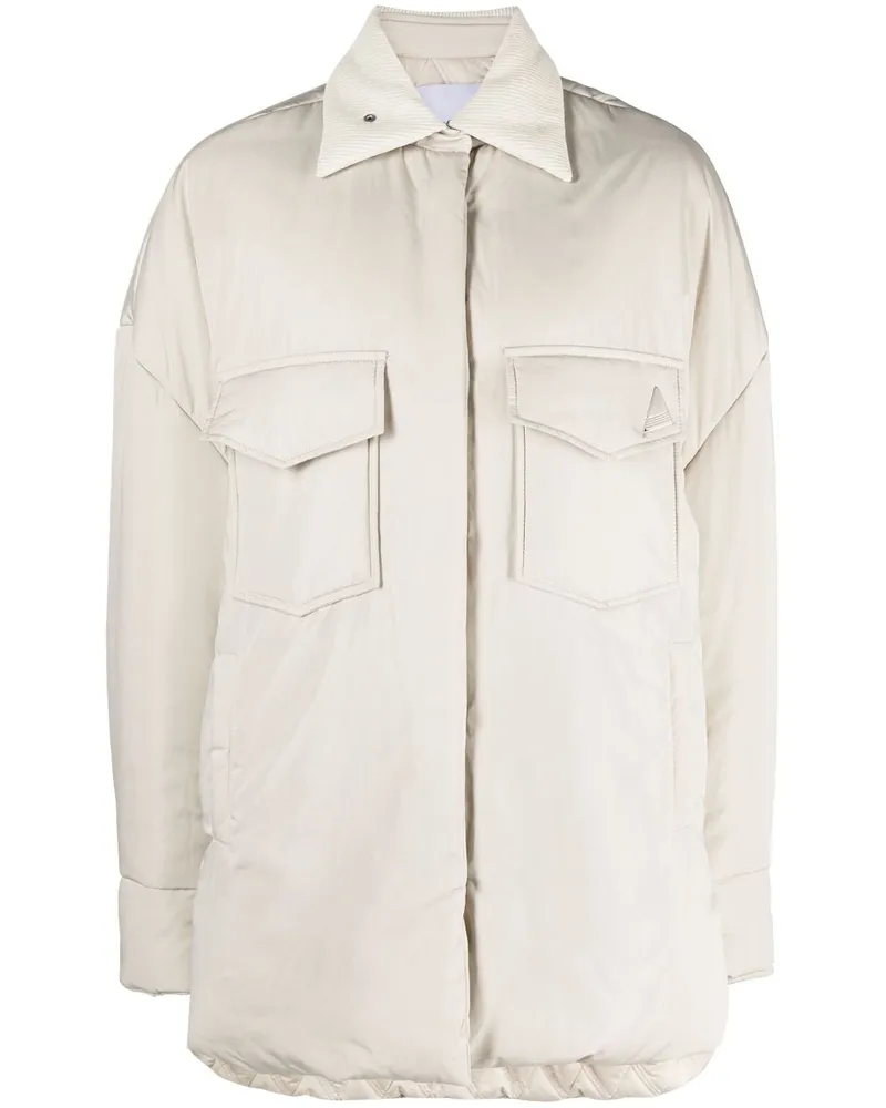 ATTICO Steppmantel im Oversized-Look - Nude Nude