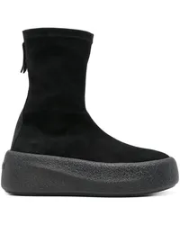 Vic Matié Stiefel aus Wildleder Schwarz