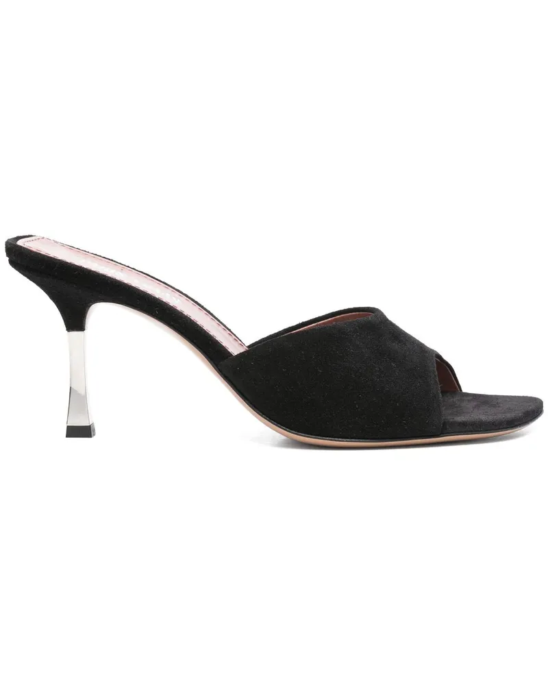 Paris Texas Lorena Mules 75mm - Schwarz Schwarz