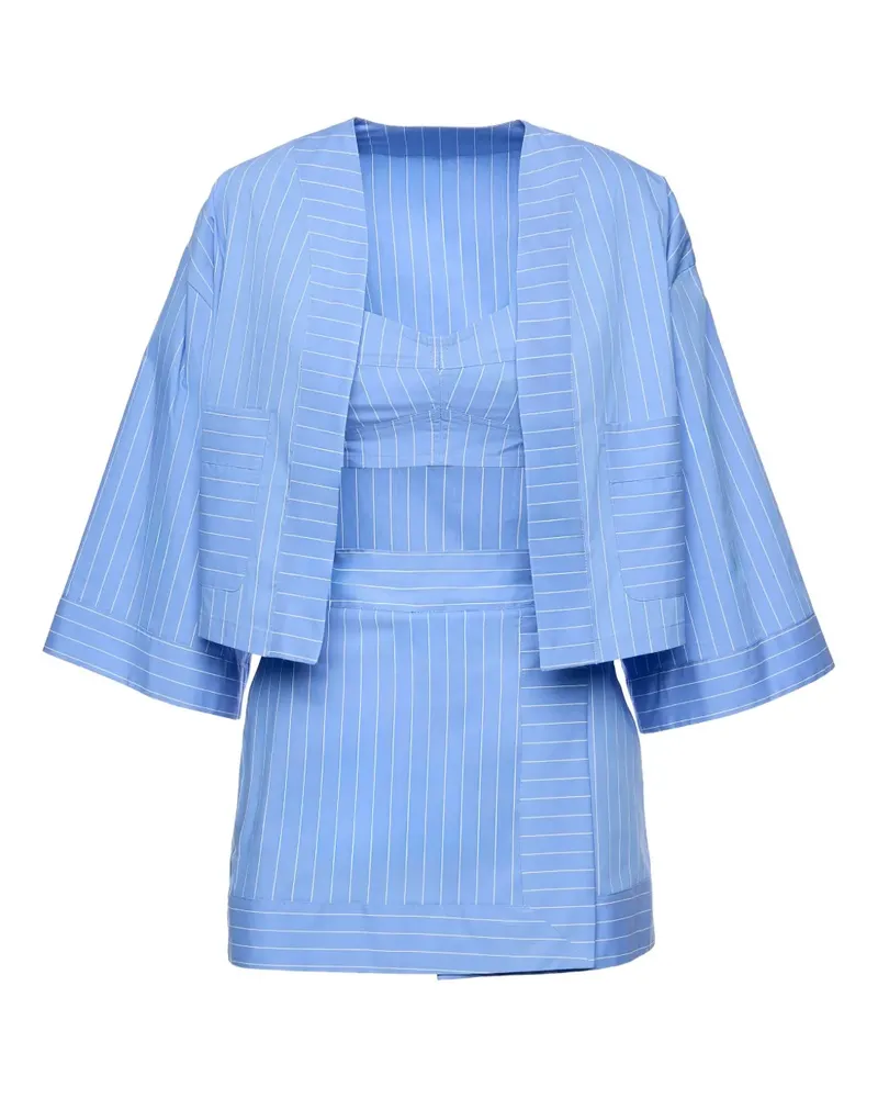 Ana Radu Gestreifter Rock (3er-Set) - Blau Blau