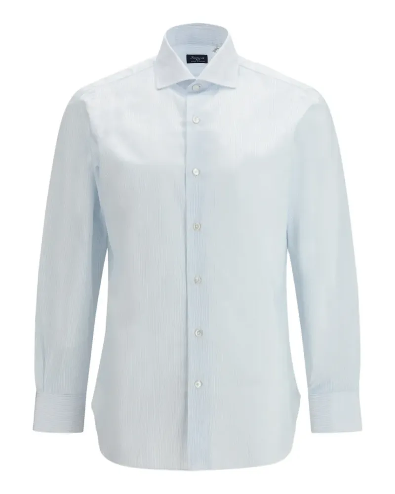 Finamore 1925 Napoli Hemd - Blau Blau