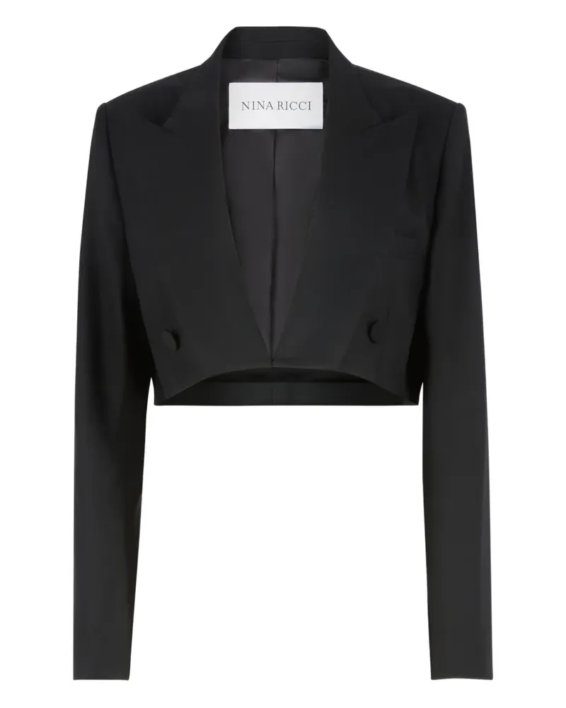 Nina Ricci Doppelreihiger Blazer - Schwarz Schwarz