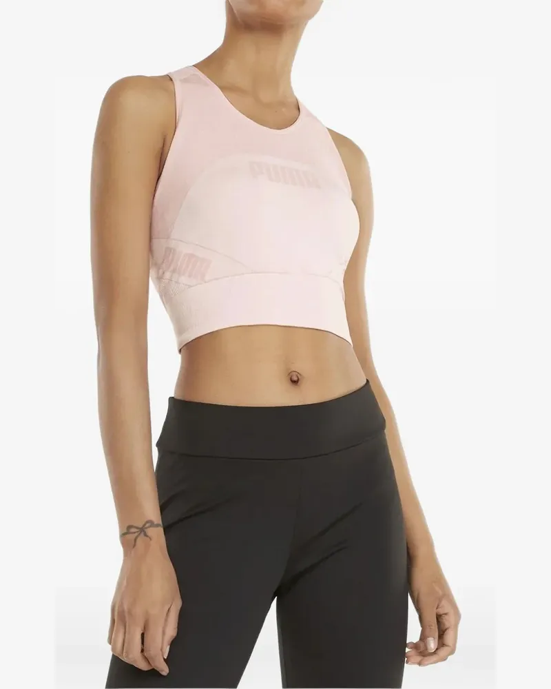Puma Evostripe Evoknit crop top - Rosa Rosa