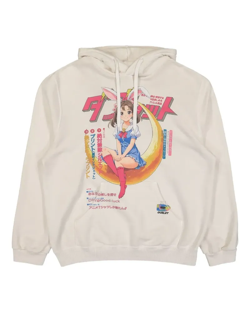 Doublet Hoodie mit Anime-Print - Nude Nude