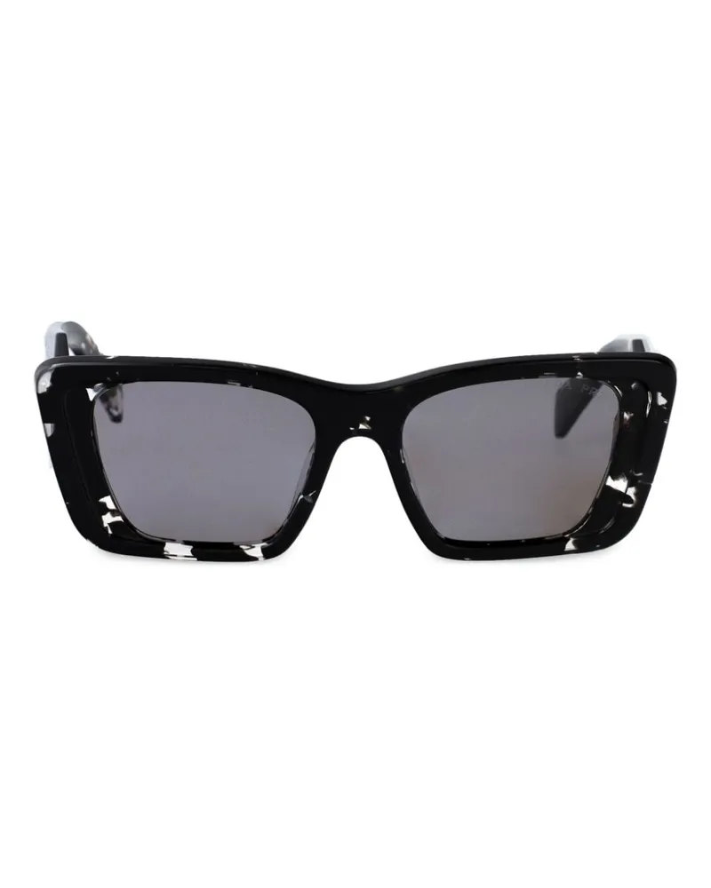 Prada Sonnenbrille mit Cat-Eye-Gestell - Schwarz Schwarz