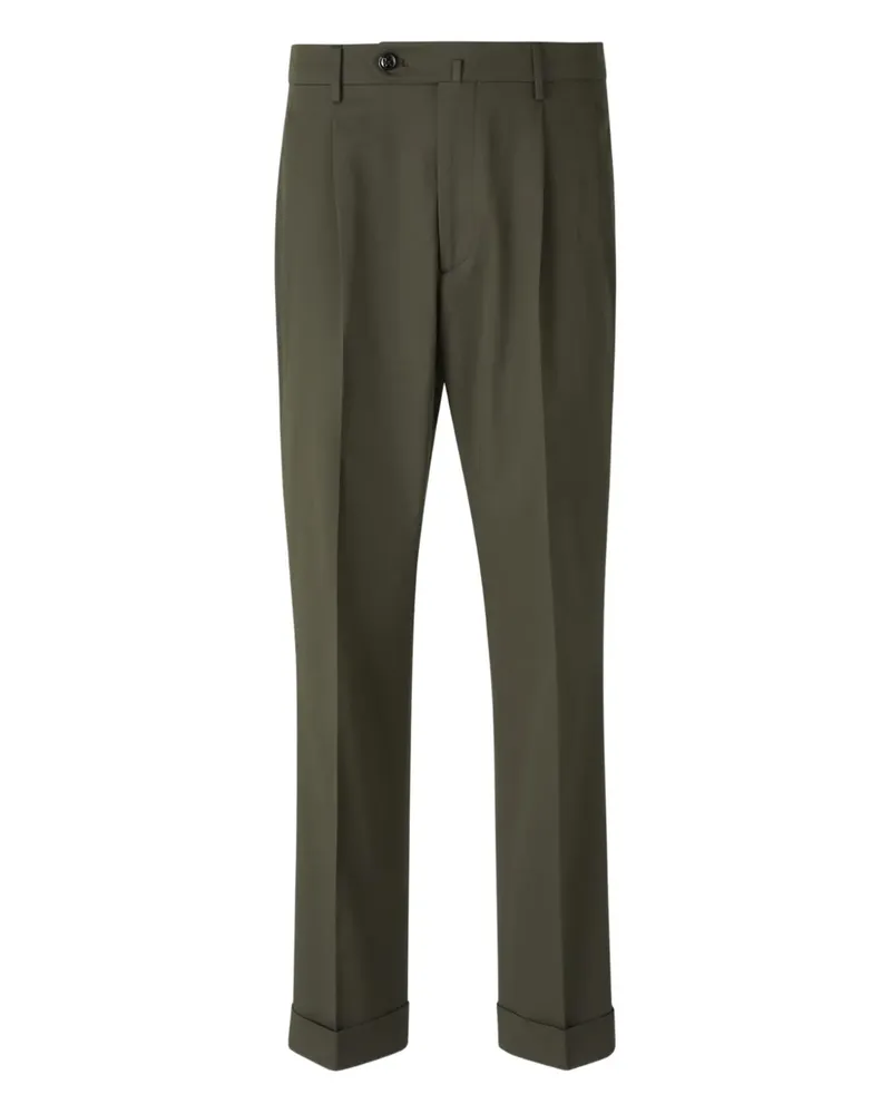Berwich Klassische Tapered-Hose - Grün Grün