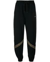 Versace Jogginghose mit Greca-Muster Schwarz