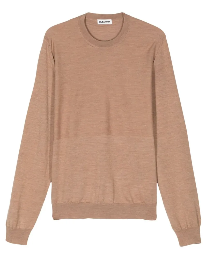 Jil Sander Pullover mit Rundhalsausschnitt - Braun Braun