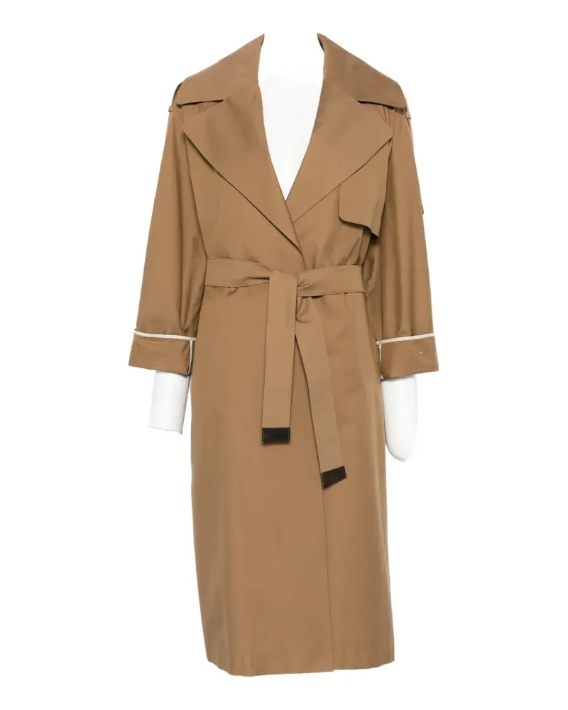 Max Mara notched-lapel belted coat - Braun Braun